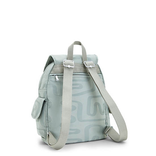 Kipling City Pack Small Klassiska Printed Ryggsäck Turkos | SE 1711EB